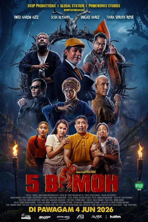 Xem phim 5 thầy pháp - 5 Bomoh