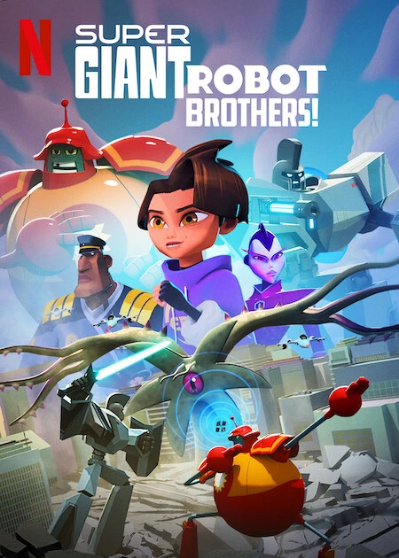 Xem phim Anh Em Người Máy Siêu Khổng Lồ - Super Giant Robot Brothers
