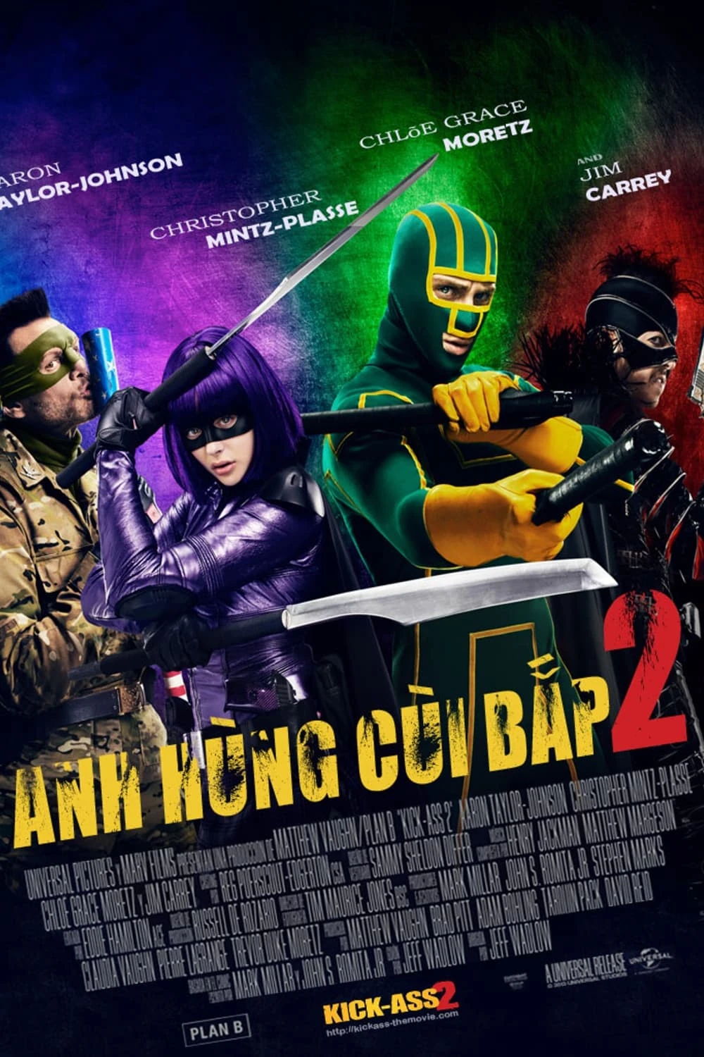 Xem phim Anh Hùng Cùi Bắp 2 - Kick-Ass 2