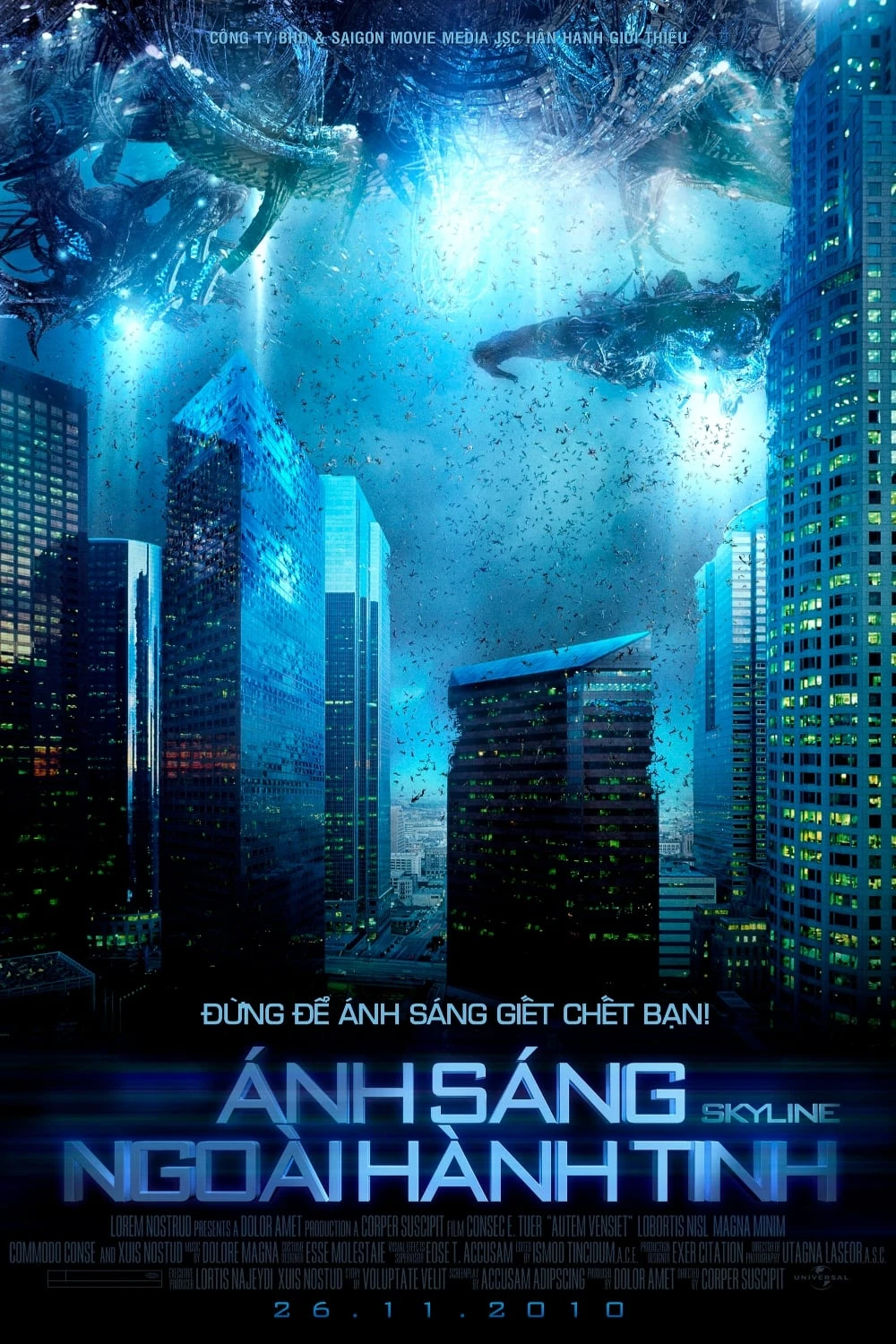 Xem phim Ánh Sáng Ngoài Hành Tinh - Skyline