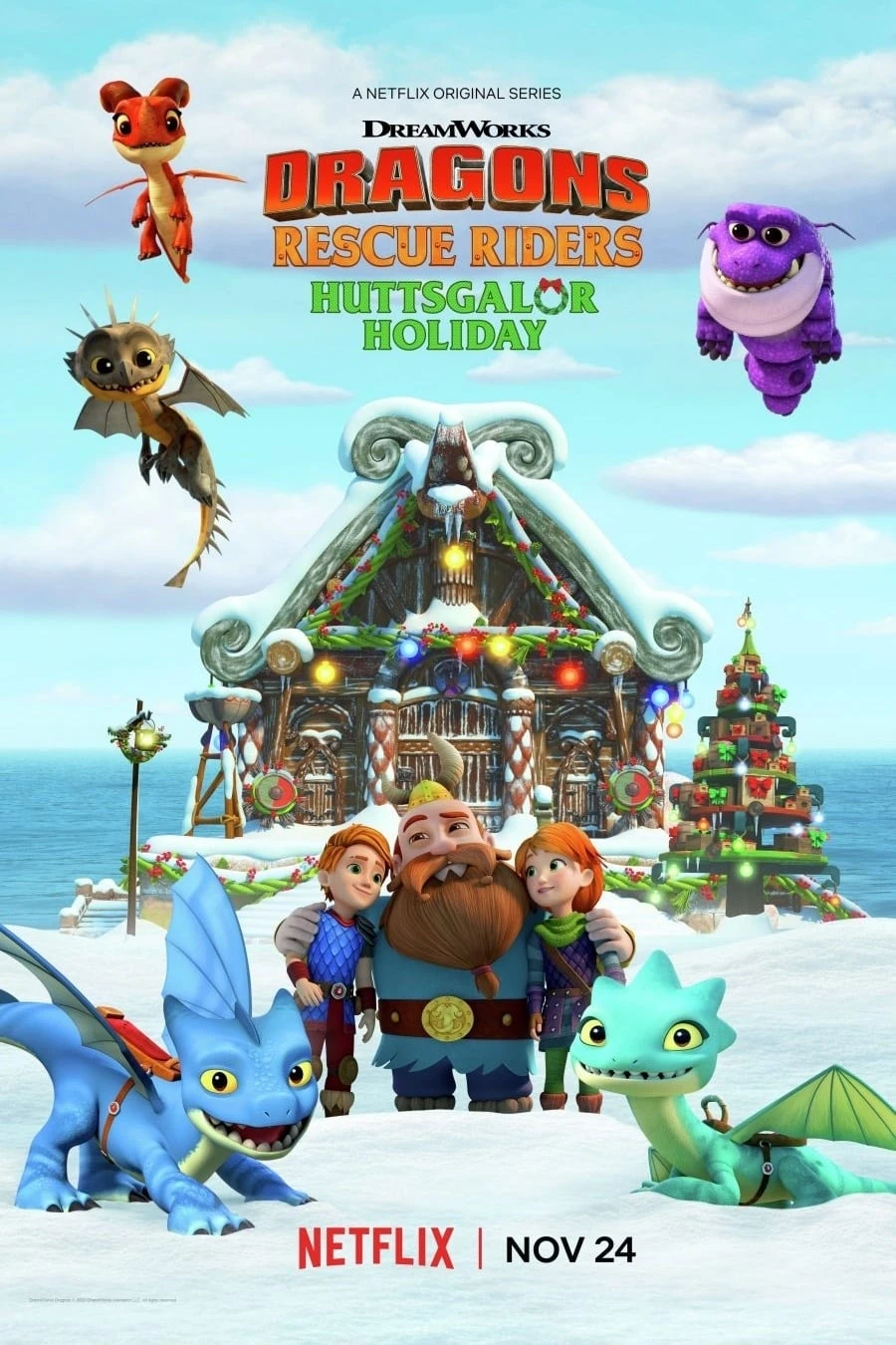Xem phim Biệt Đội Giải Cứu Rồng: Lễ Hội Ở Huttsgalor - Dragons: Rescue Riders: Huttsgalor Holiday