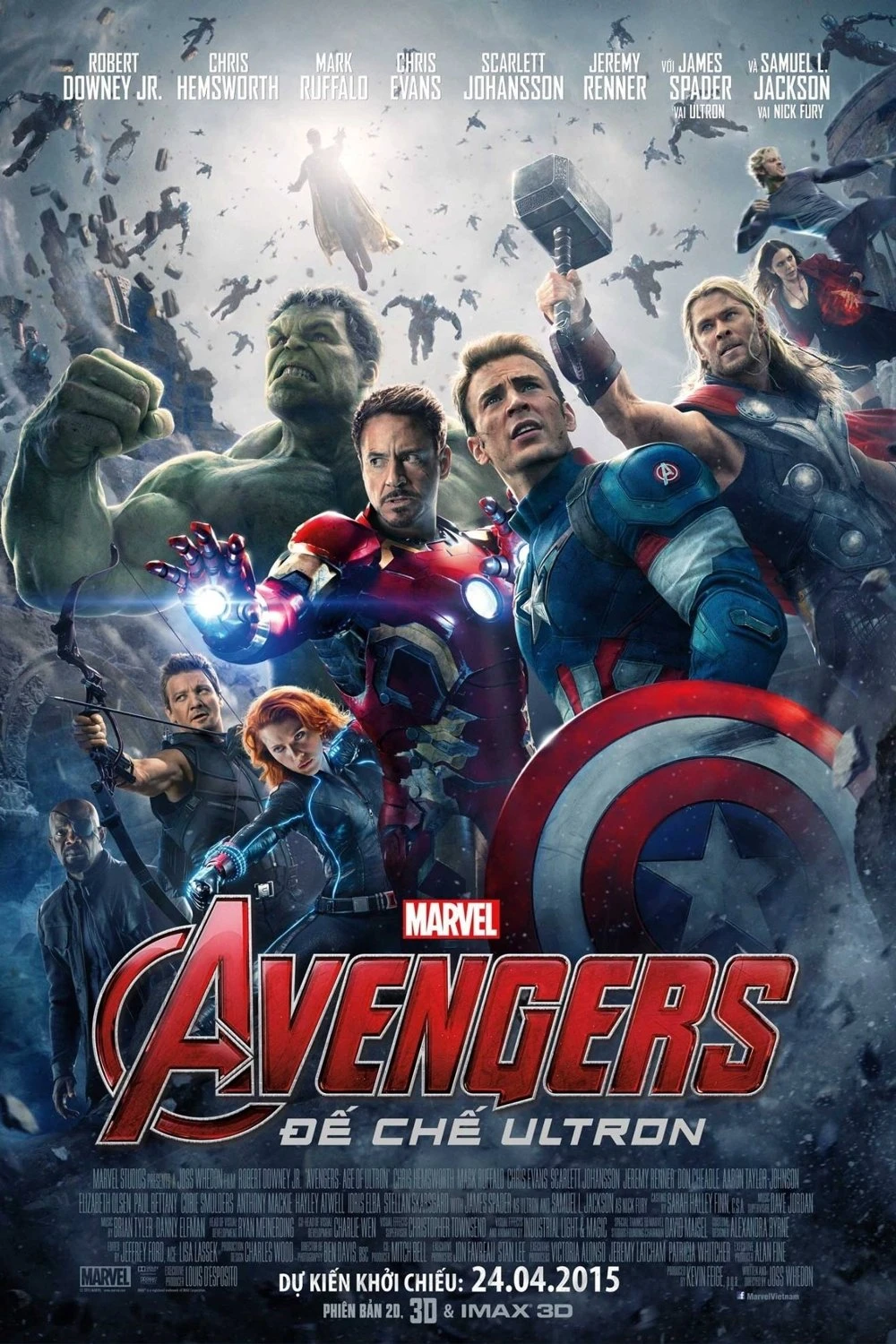 Xem phim Biệt Đội Siêu Anh Hùng 2: Đế Chế Ultron - Avengers: Age Of Ultron
