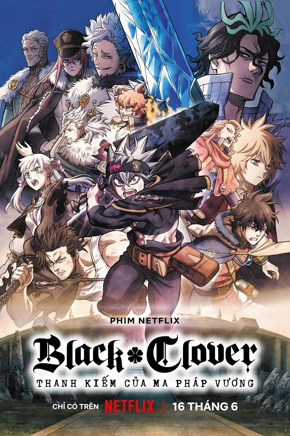 Xem phim Black Clover: Thanh Kiếm của Ma Pháp Vương - Black Clover: Sword of the Wizard King