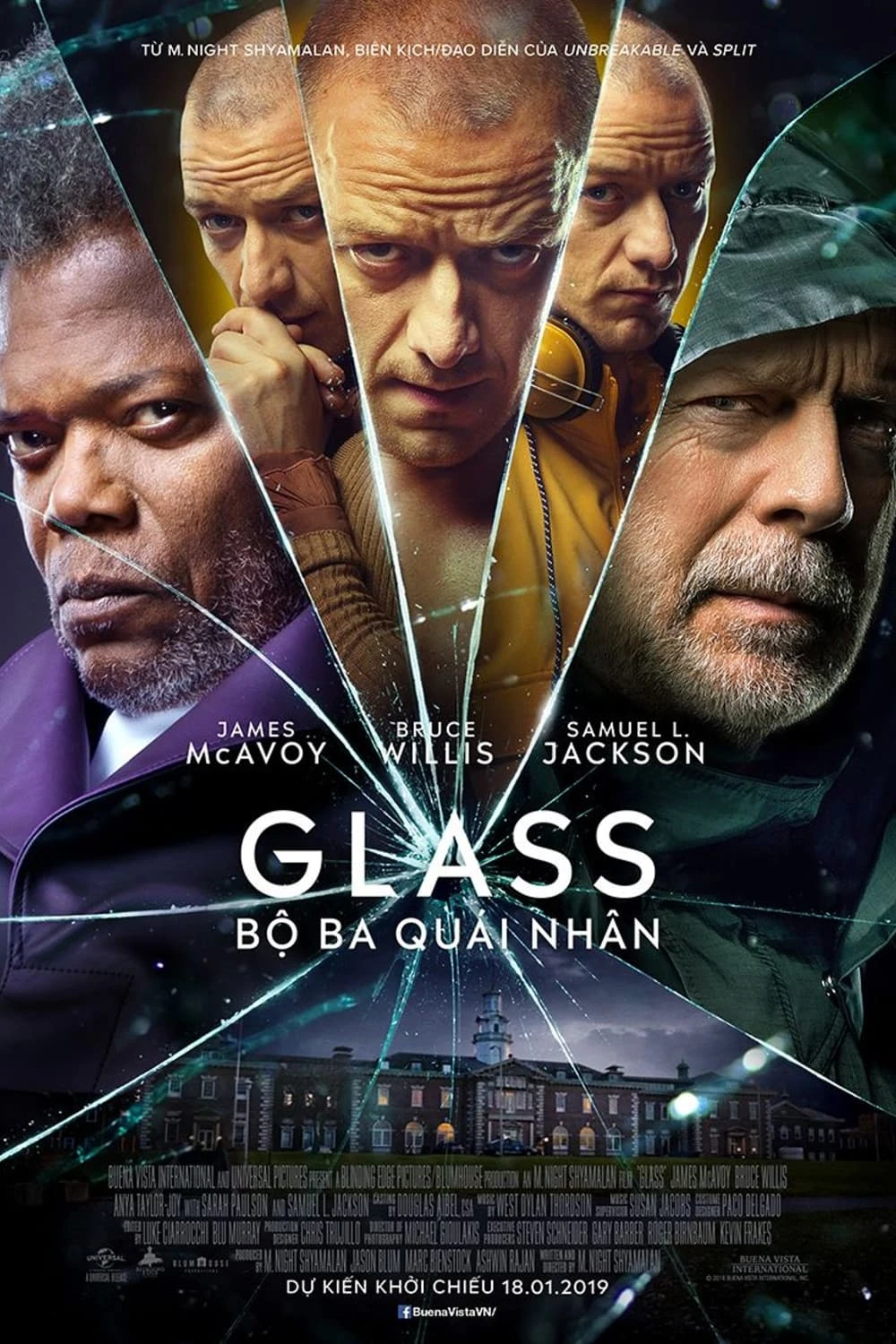 Xem phim Bộ Ba Quái Nhân - Glass