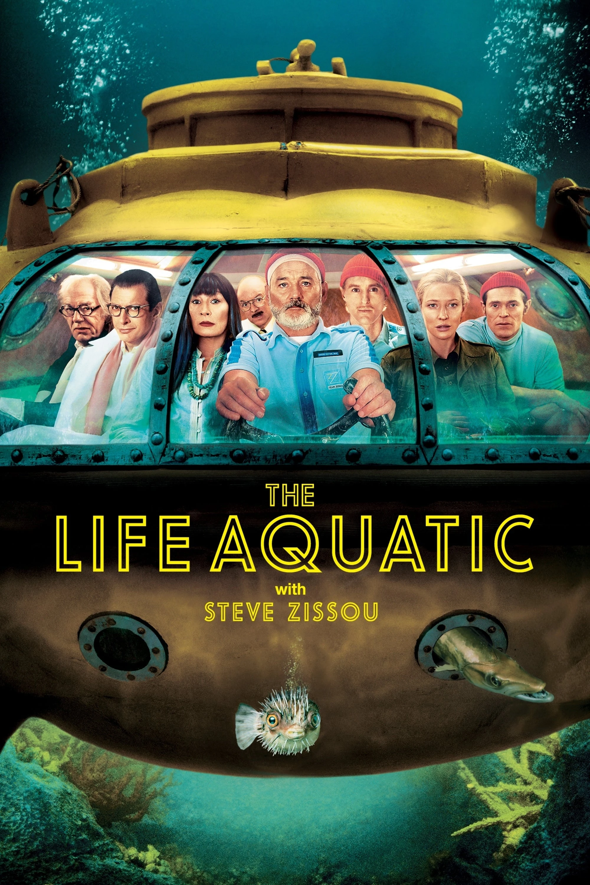 Xem phim Cá Mập Đốm Huyền Thoại - The Life Aquatic with Steve Zissou