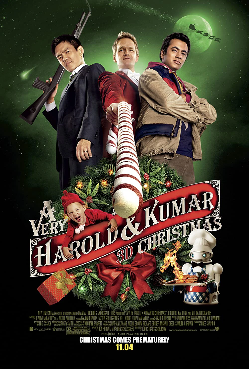 Xem phim Câu Chuyện Giáng Sinh Của Harold Và Kumar - A Very Harold & Kumar 3D Christmas