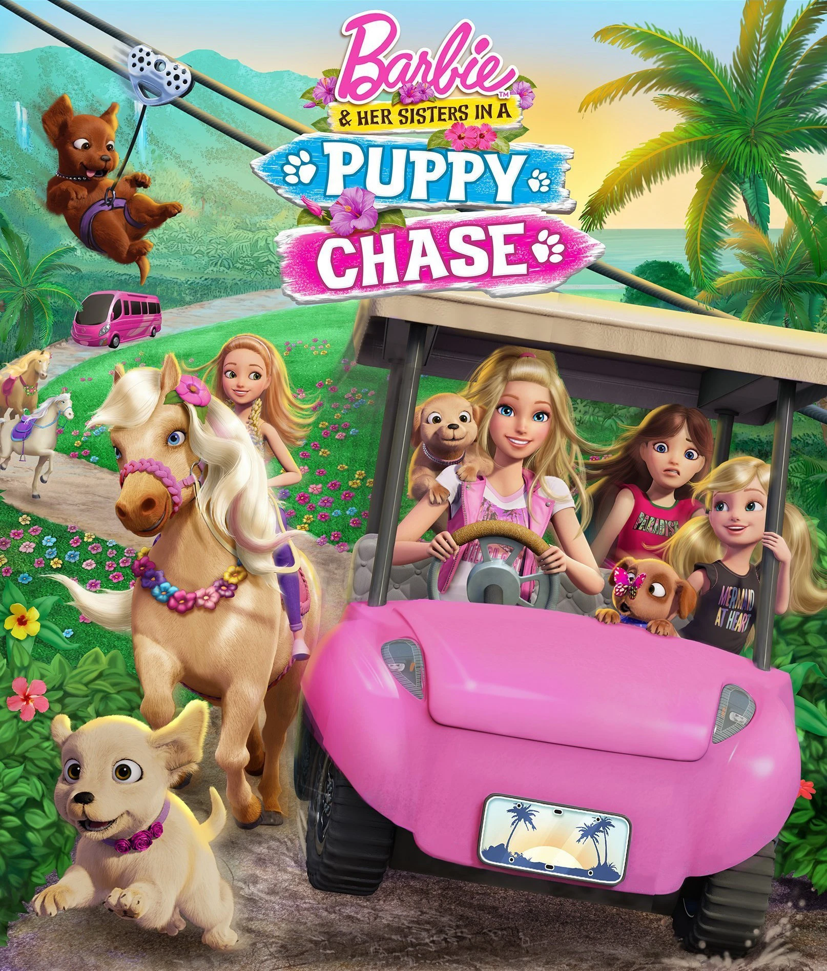 Xem phim Chị Em Barbie Đuổi Theo Các Chú Cún - Barbie & Her Sisters In A Puppy Chase