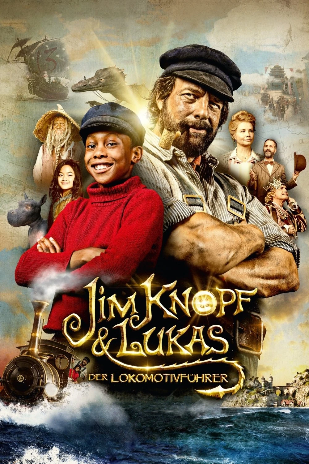 Xem phim Chuyến Phiêu Lưu Của Jim Cúc Quần Lukas Và Đầu Máy Hơi Nước - Jim Button and Luke the Engine Driver
