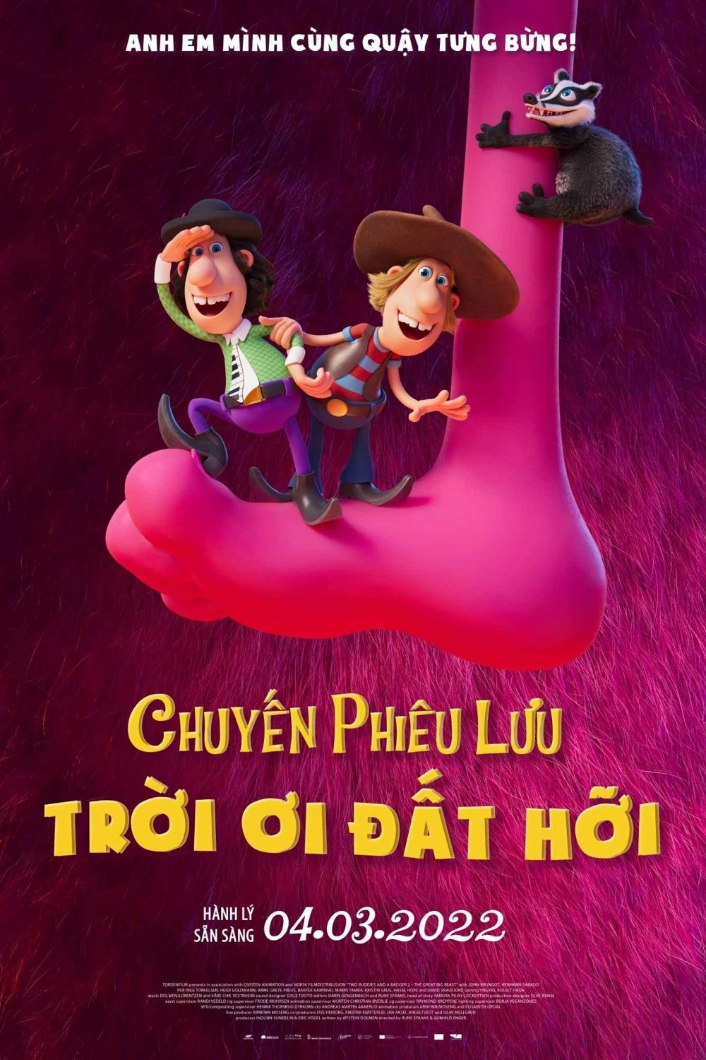 Xem phim Chuyến Phiêu Lưu Trời Ơi Đất Hỡi - Two Buddies And A Badger: The Great Big Beast