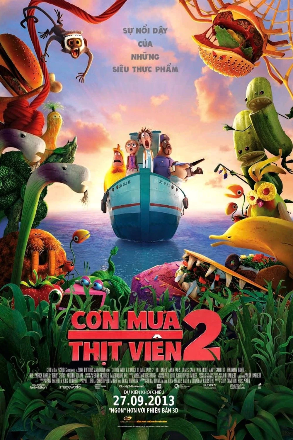 Xem phim Cơn Mưa Thịt Viên 2 - Cloudy with a Chance of Meatballs 2