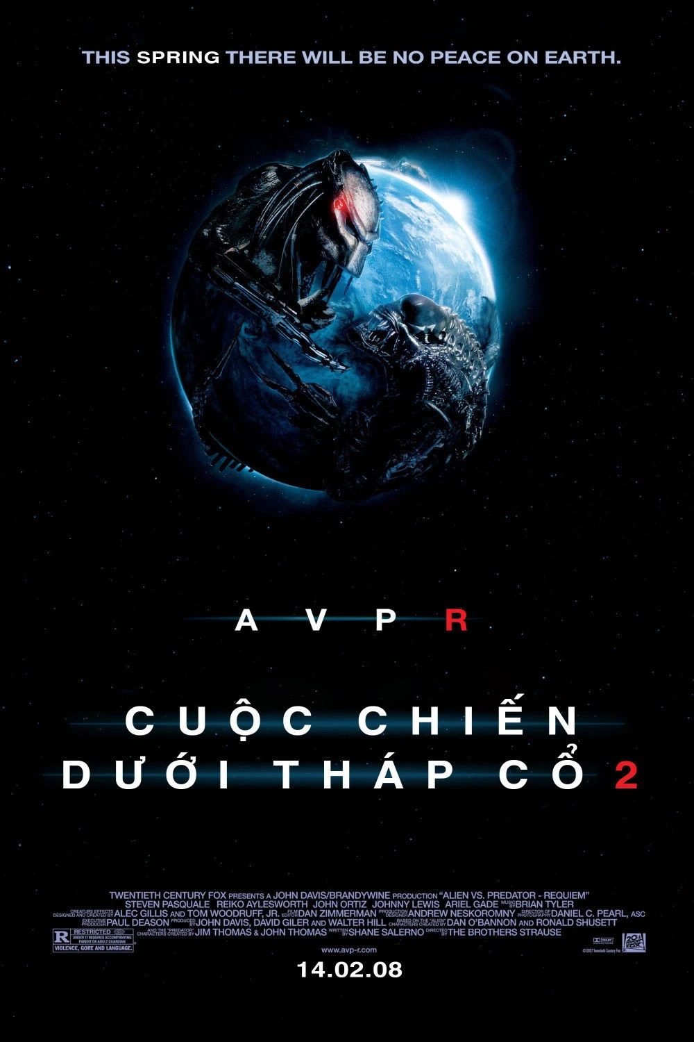 Xem phim Cuộc Chiến Dưới Tháp Cổ 2 - Aliens vs Predator: Requiem