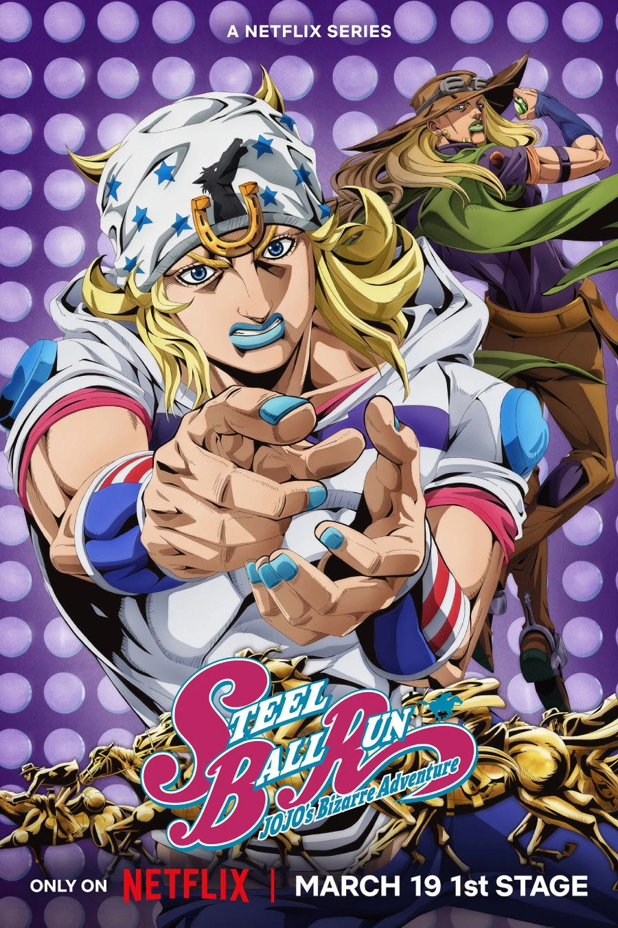 Xem phim Cuộc Phiêu Lưu Kì Lạ Của JoJo (Phần 6) - JoJo's Bizarre Adventure (Season 6) (Steel Ball Run)