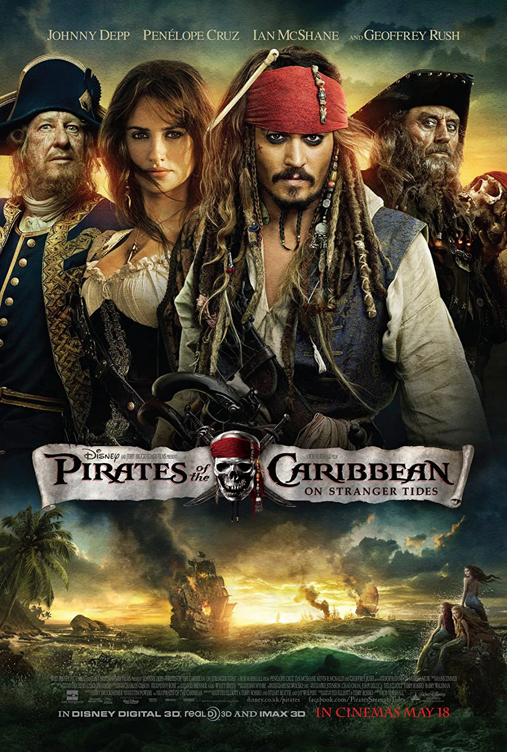 Xem phim Cướp Biển Vùng Caribbe (Phần 4): Suối Nguồn Tươi Trẻ - Pirates Of The Caribbean: On Stranger Tides