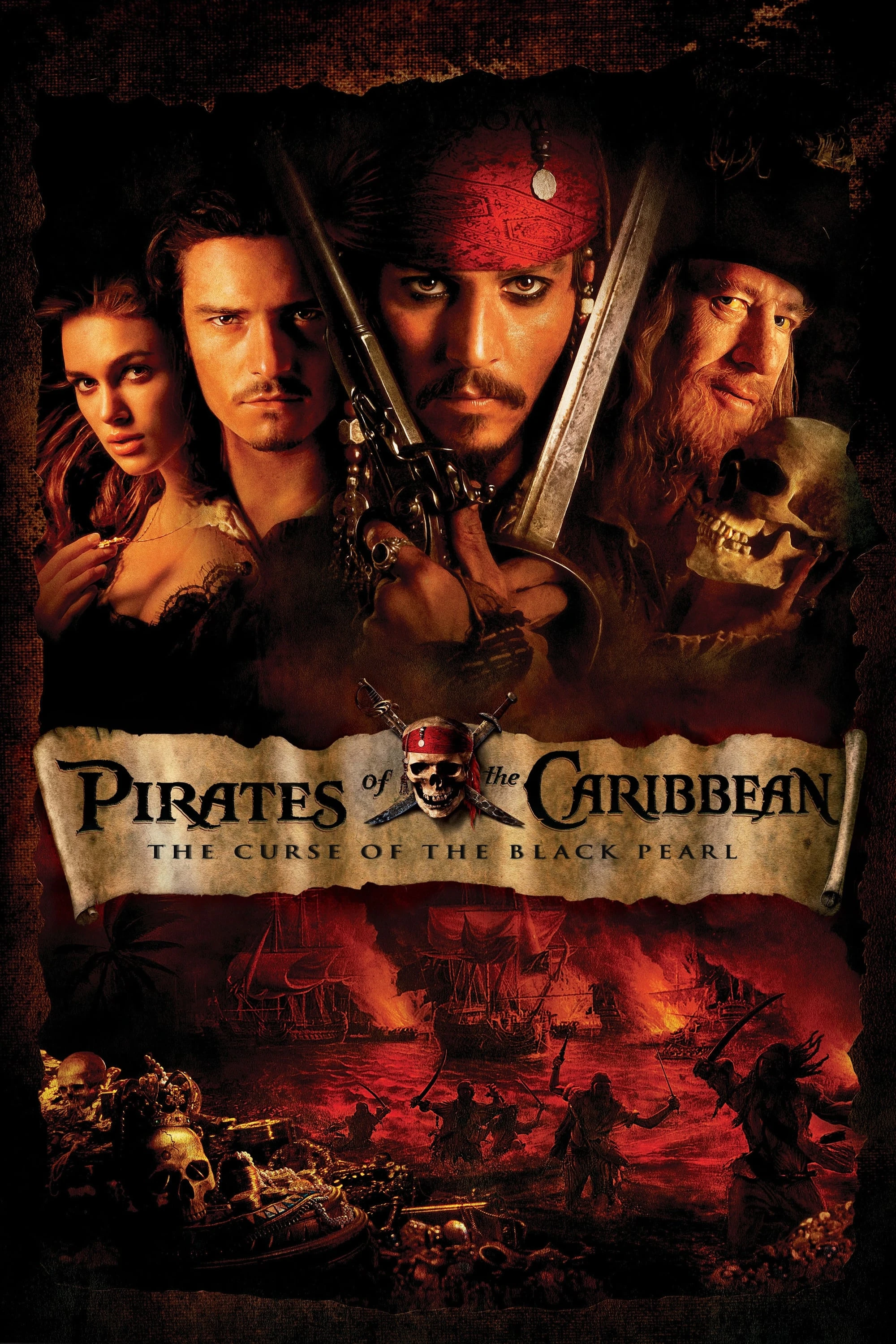 Xem phim Cướp Biển Vùng Caribbean: Lời Nguyền Tàu Ngọc Trai Đen - Pirates of the Caribbean: The Curse of the Black Pearl
