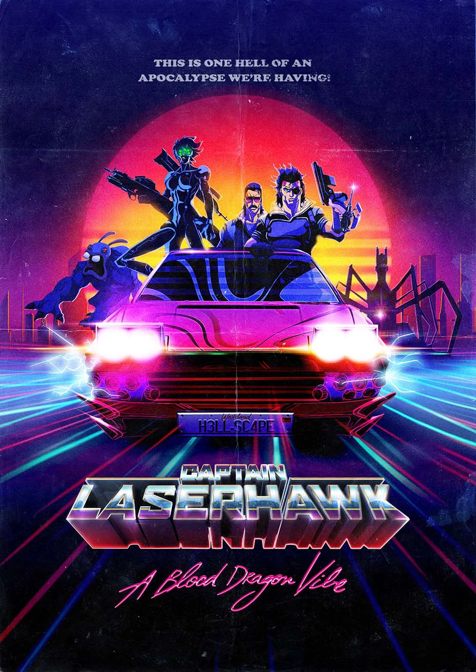 Xem phim Đội Trưởng Laserhawk: Blood Dragon Remix - Captain Laserhawk: A Blood Dragon Remix
