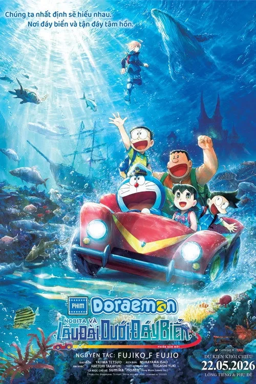 Xem phim Doraemon: Nobita và Lâu Đài Dưới Đáy Biển (Phiên Bản Mới) - Doraemon the Movie: New Nobita and the Castle of the Undersea Devil