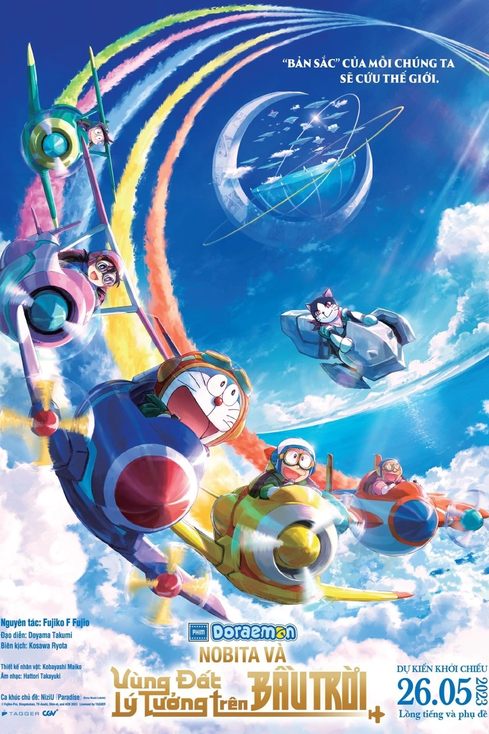 Xem phim Doraemon: Nobita và Vùng Đất Lý Tưởng Trên Bầu Trời - Doraemon the Movie: Nobita's Sky Utopia