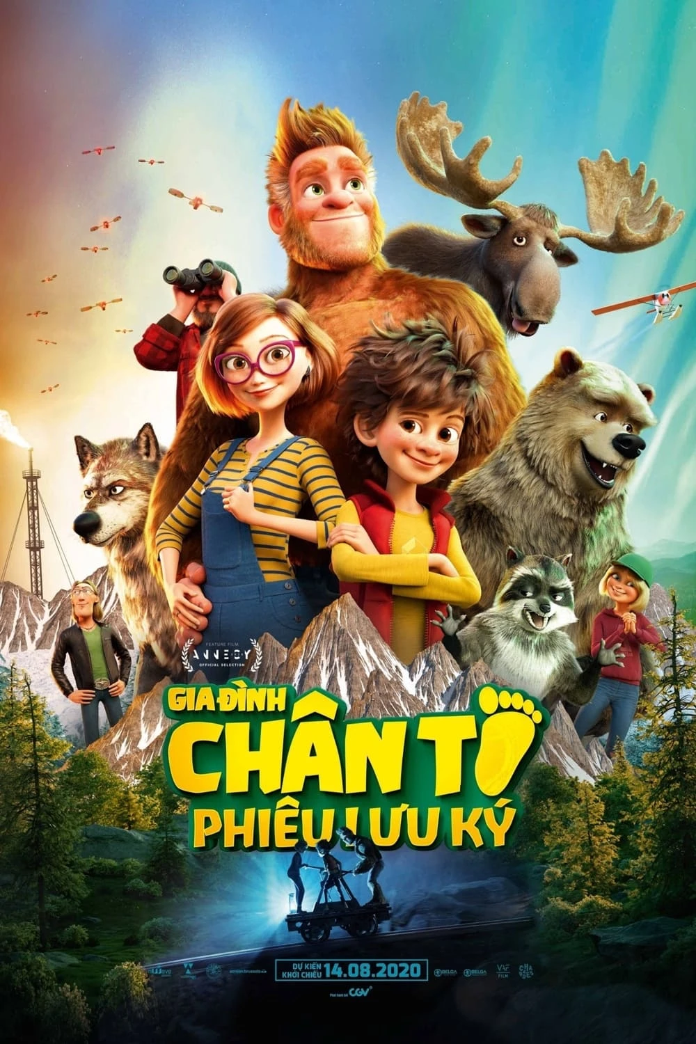 Xem phim Gia Đình Chân To Phiêu Lưu Ký - Bigfoot Family