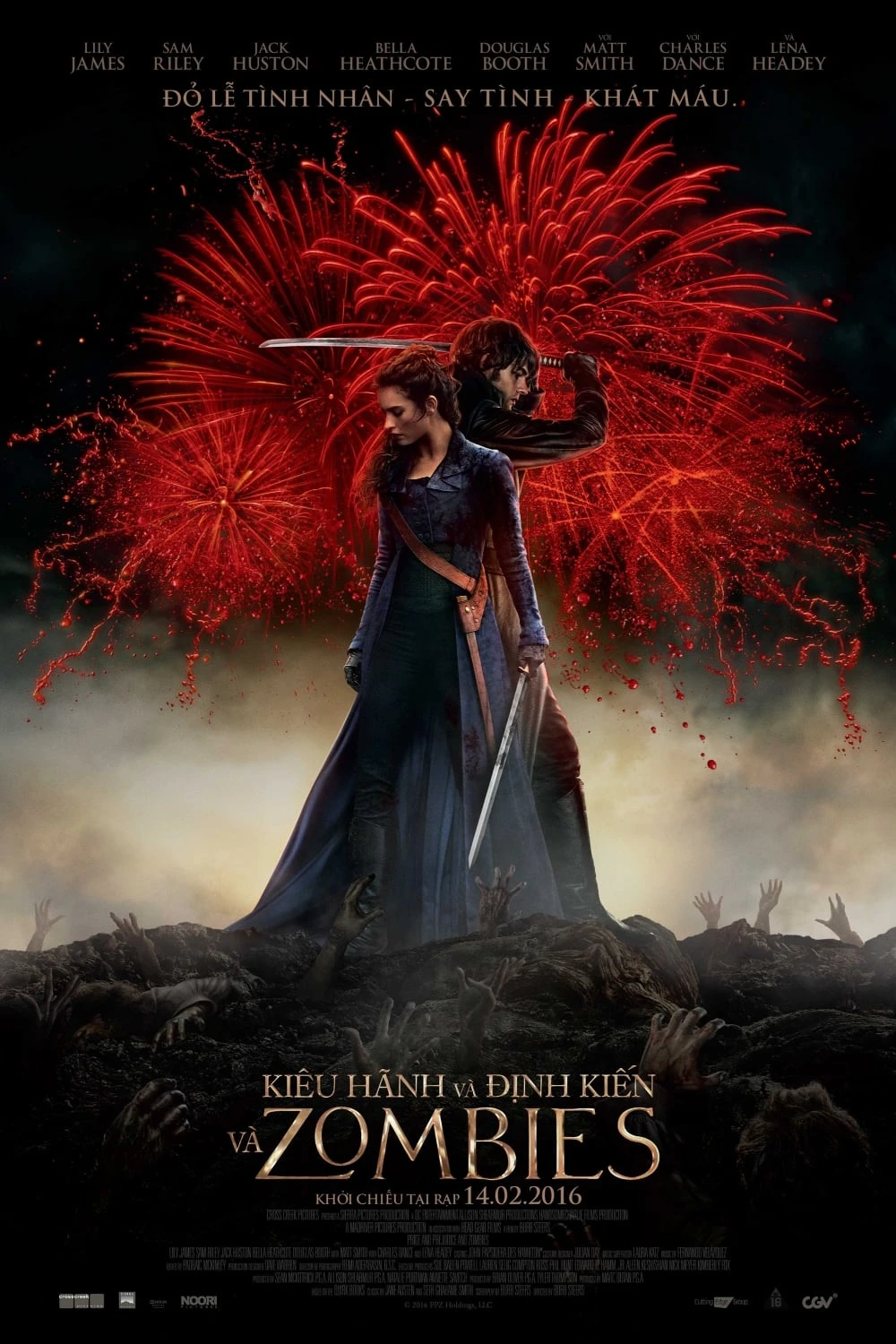 Xem phim Kiêu Hãnh, Định Kiến và Xác Ướp - Pride and Prejudice and Zombies
