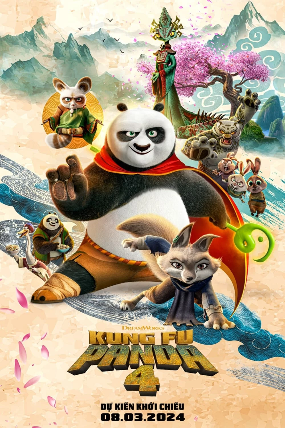 Xem phim Kung Fu Gấu Trúc 4 - Kung Fu Panda 4