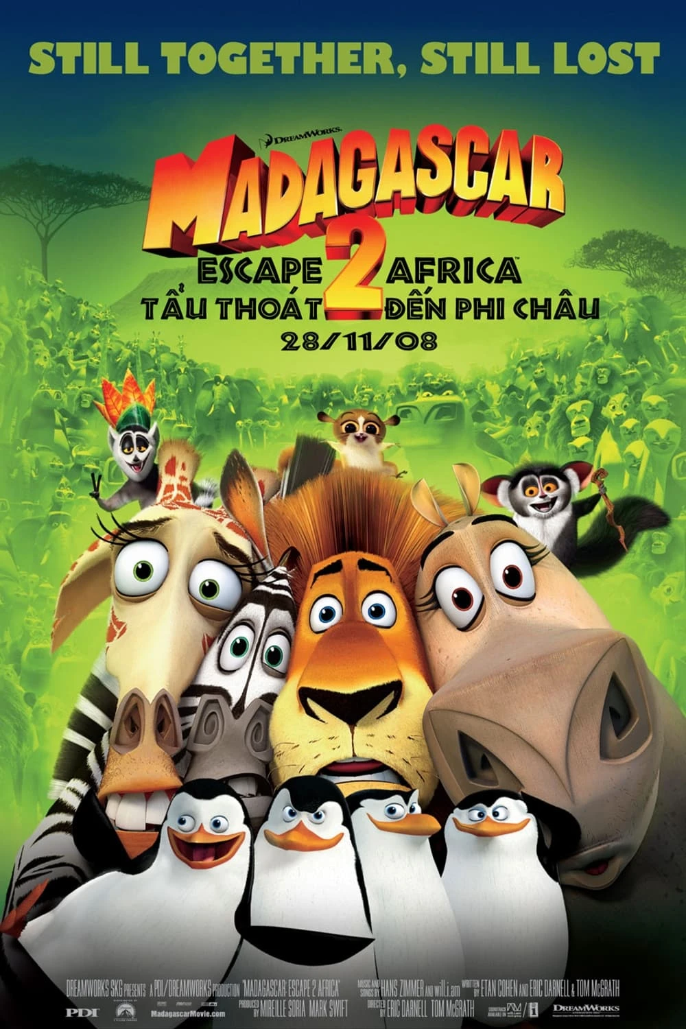 Xem phim Madagascar 2: Tẩu Thoát Đến Châu Phi - Madagascar: Escape 2 Africa