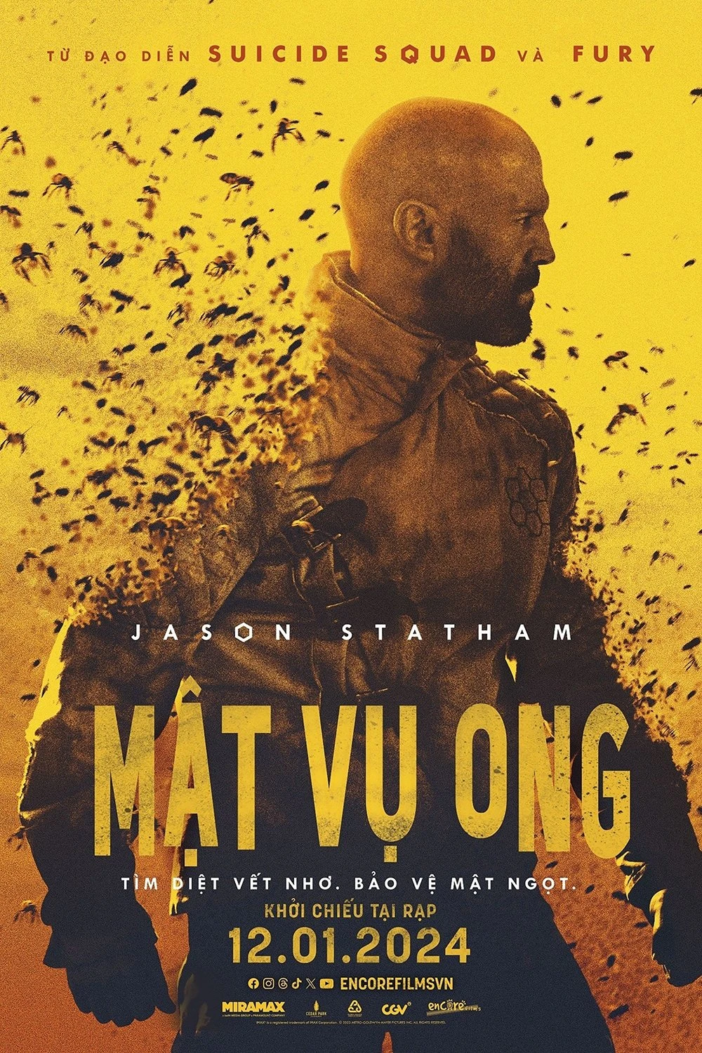 Xem phim Mật Vụ Ong - The Beekeeper