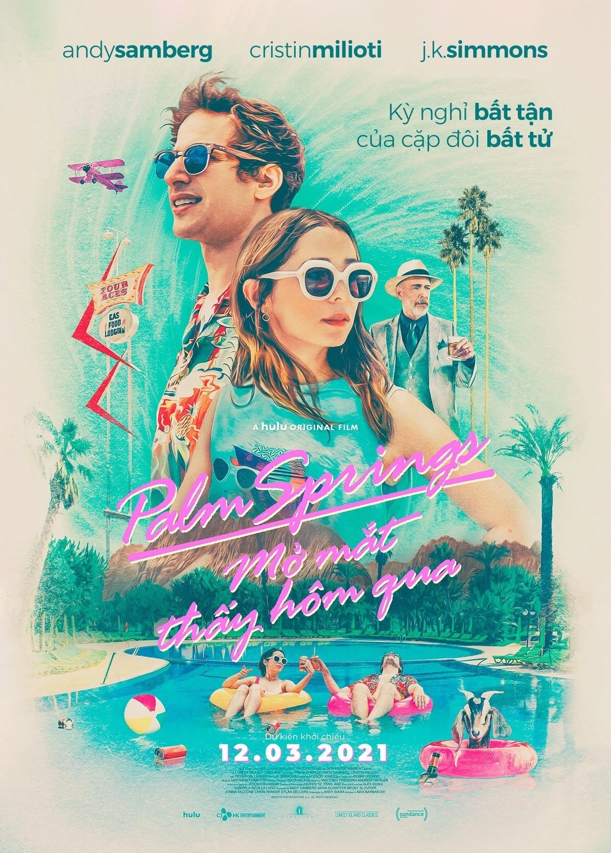 Xem phim Mở Mắt Thấy Hôm Qua - Palm Springs