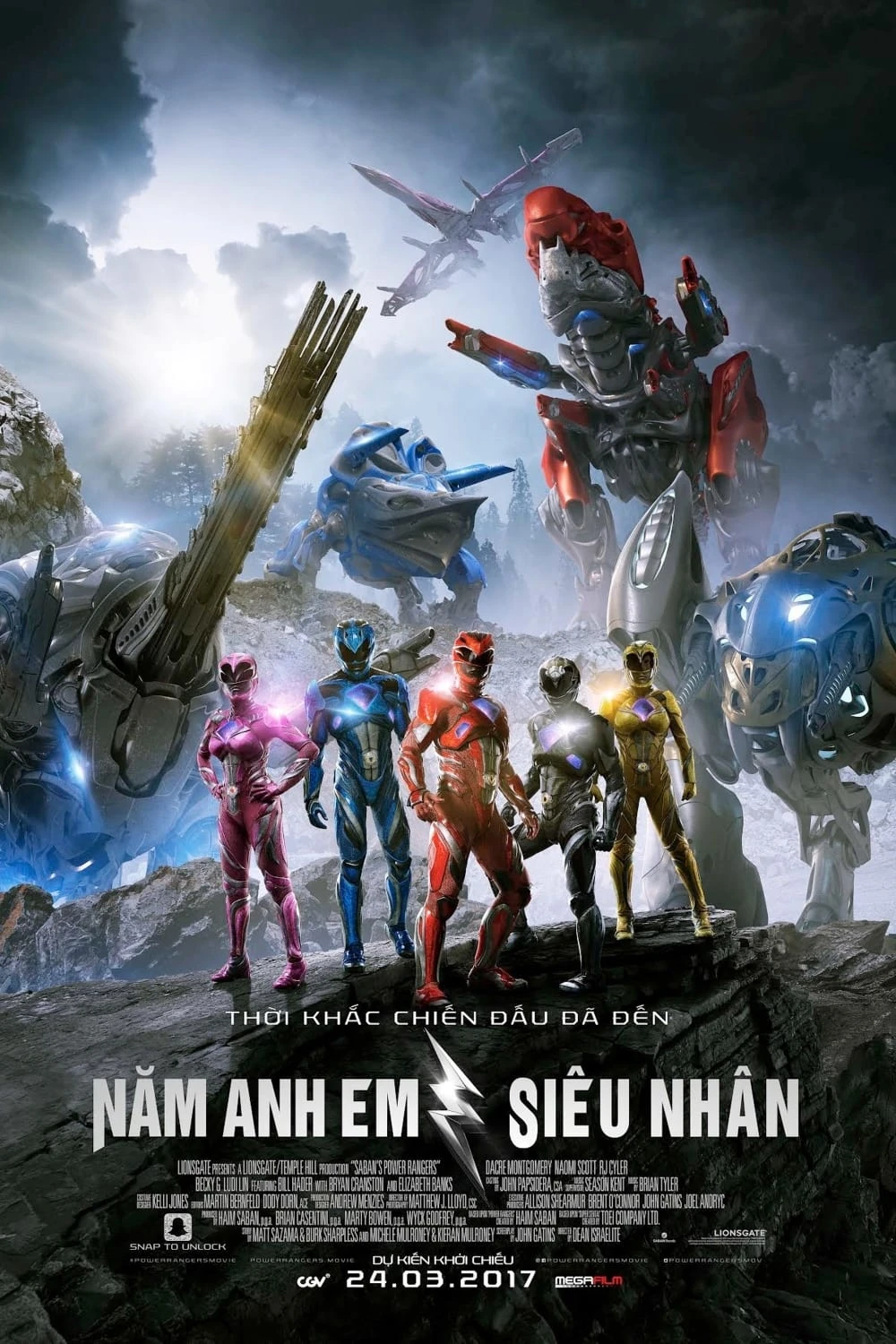 Xem phim Năm Anh Em Siêu Nhân - Power Rangers