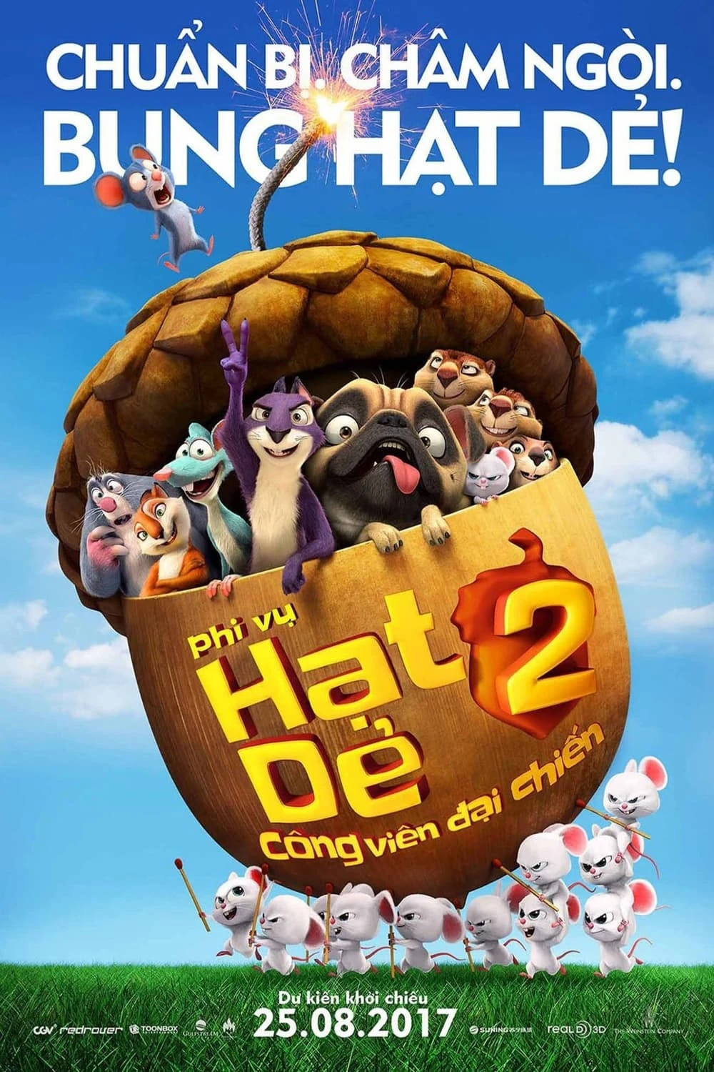 Xem phim Phi Vụ Hạt Dẻ 2: Công Viên Đại Chiến - The Nut Job 2: Nutty by Nature