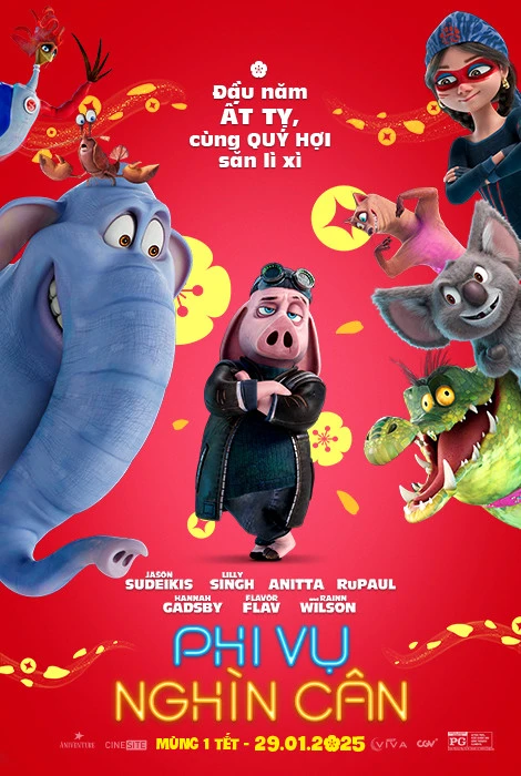 Xem phim Phi Vụ Nghìn Cân - Hitpig!