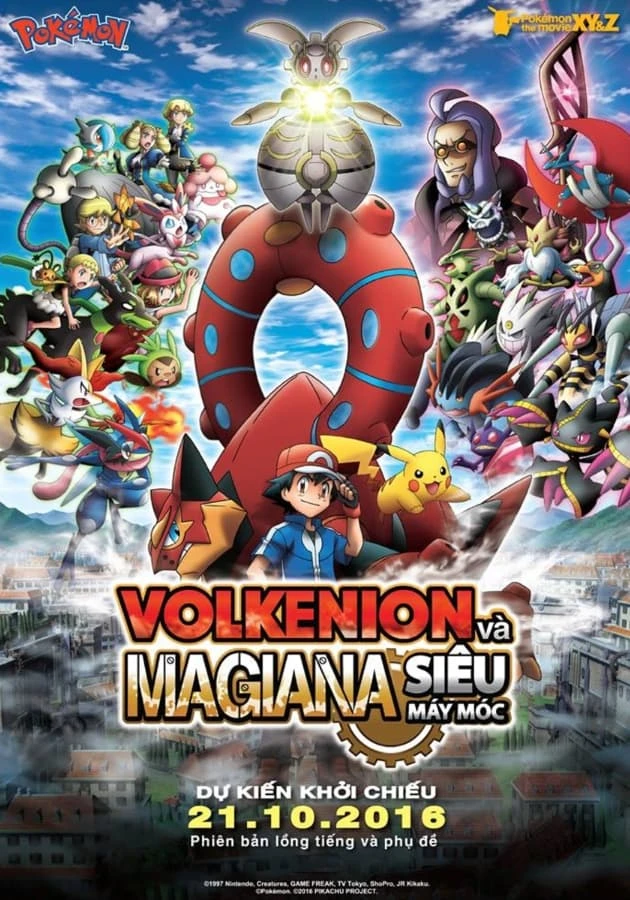 Xem phim Pokémon XY&Z: Volkenion và Magiana Siêu Máy Móc - Pokémon the Movie: Volcanion and the Mechanical Marvel