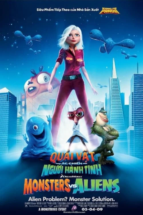 Xem phim Quái Vật Ác Chiến Người Ngoài Hành Tinh - Monsters vs Aliens