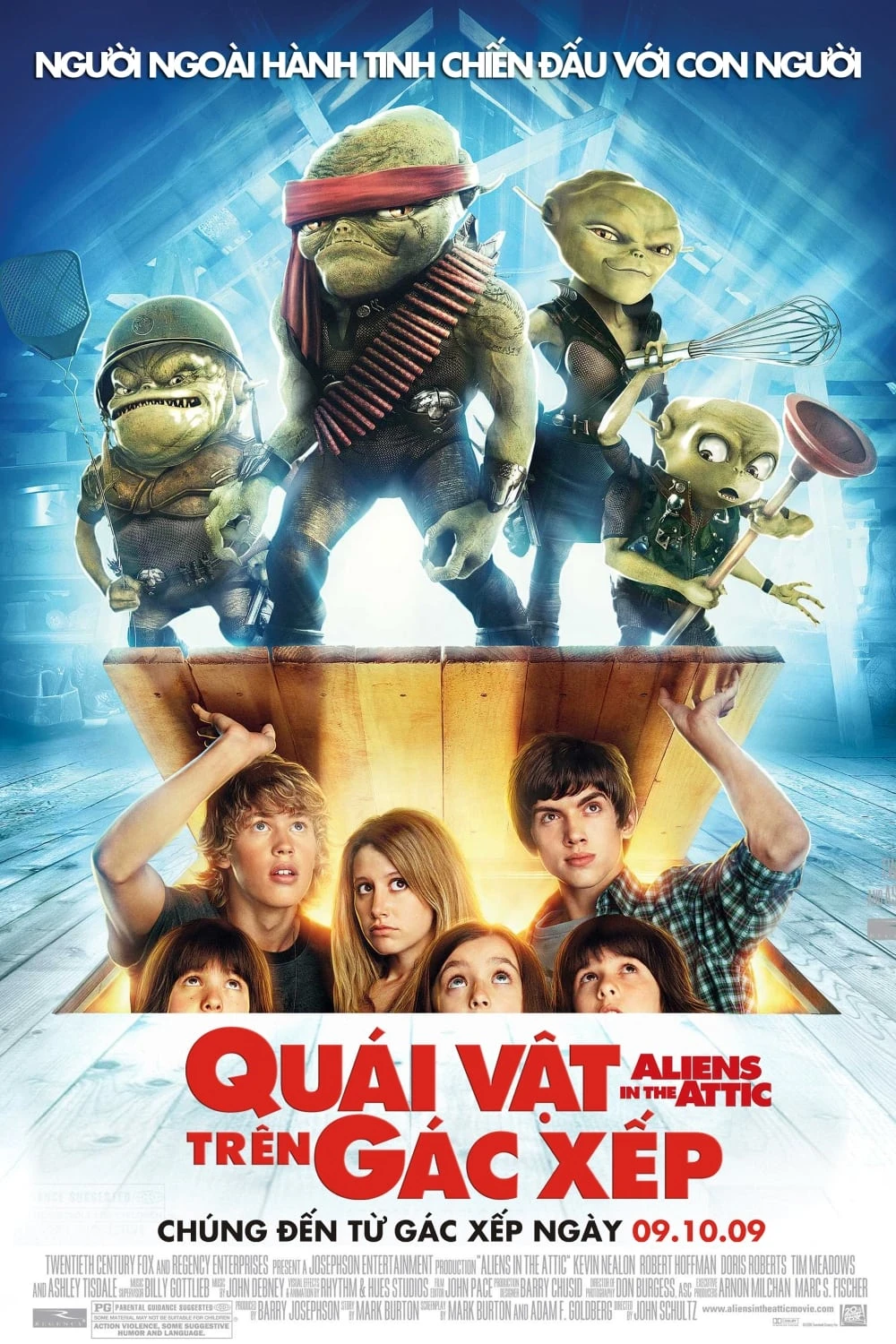 Xem phim Quái Vật Trên Gác Xếp - Aliens in the Attic