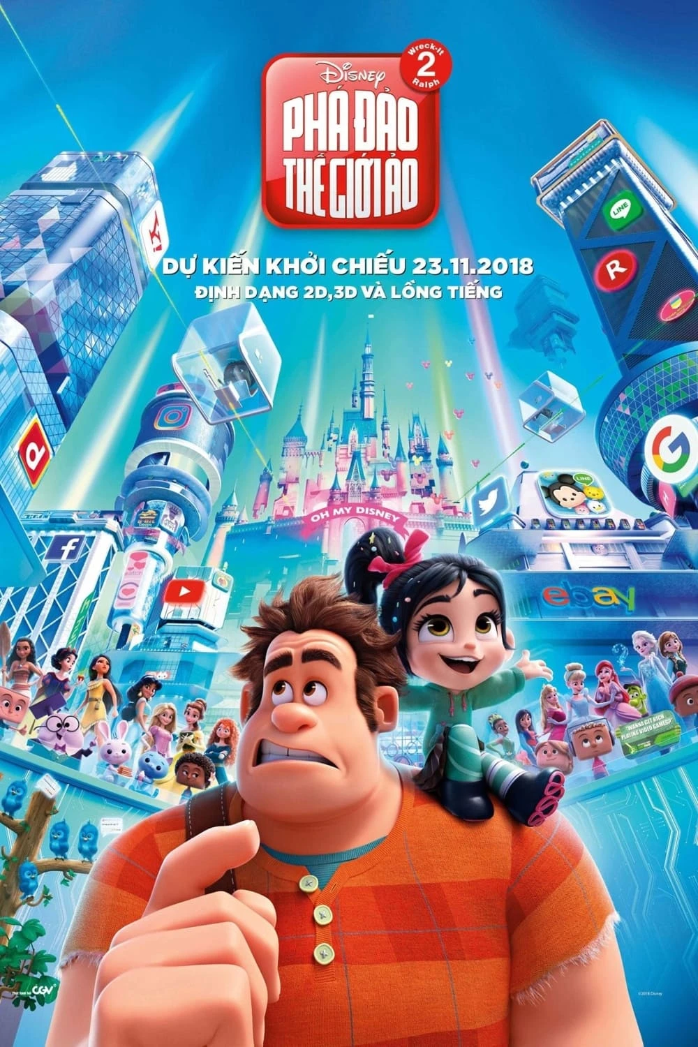 Xem phim Ralph Đập Phá: Phá Đảo Thế Giới Ảo - Ralph Breaks the Internet