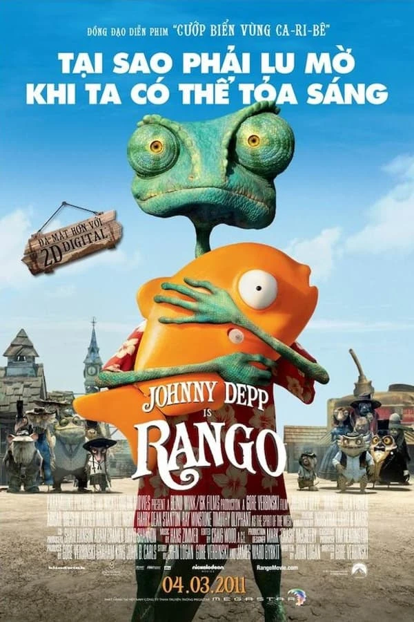 Xem phim Rango: Tắc Kè Nhát Gan - Rango