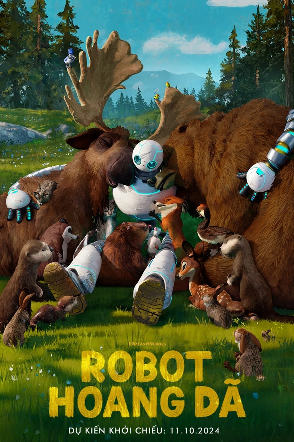 Xem phim Robot Hoang Dã - The Wild Robot