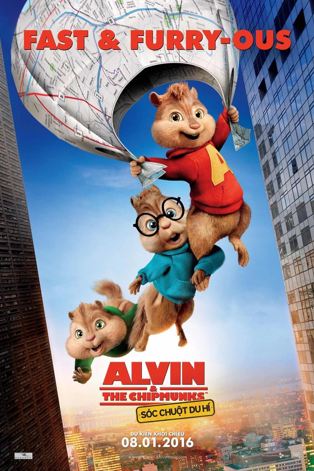 Xem phim Sóc Siêu Quậy: Sóc Chuột Du Hí - Alvin and the Chipmunks: The Road Chip