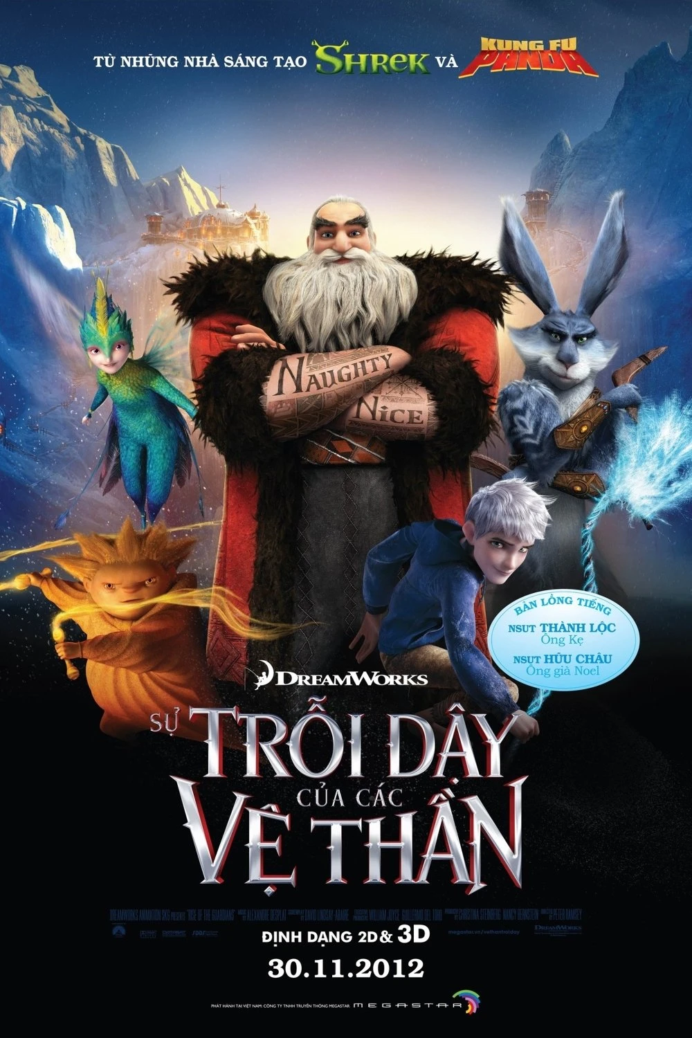 Xem phim Sự Trỗi Dậy Của Các Vệ Thần - Rise of the Guardians