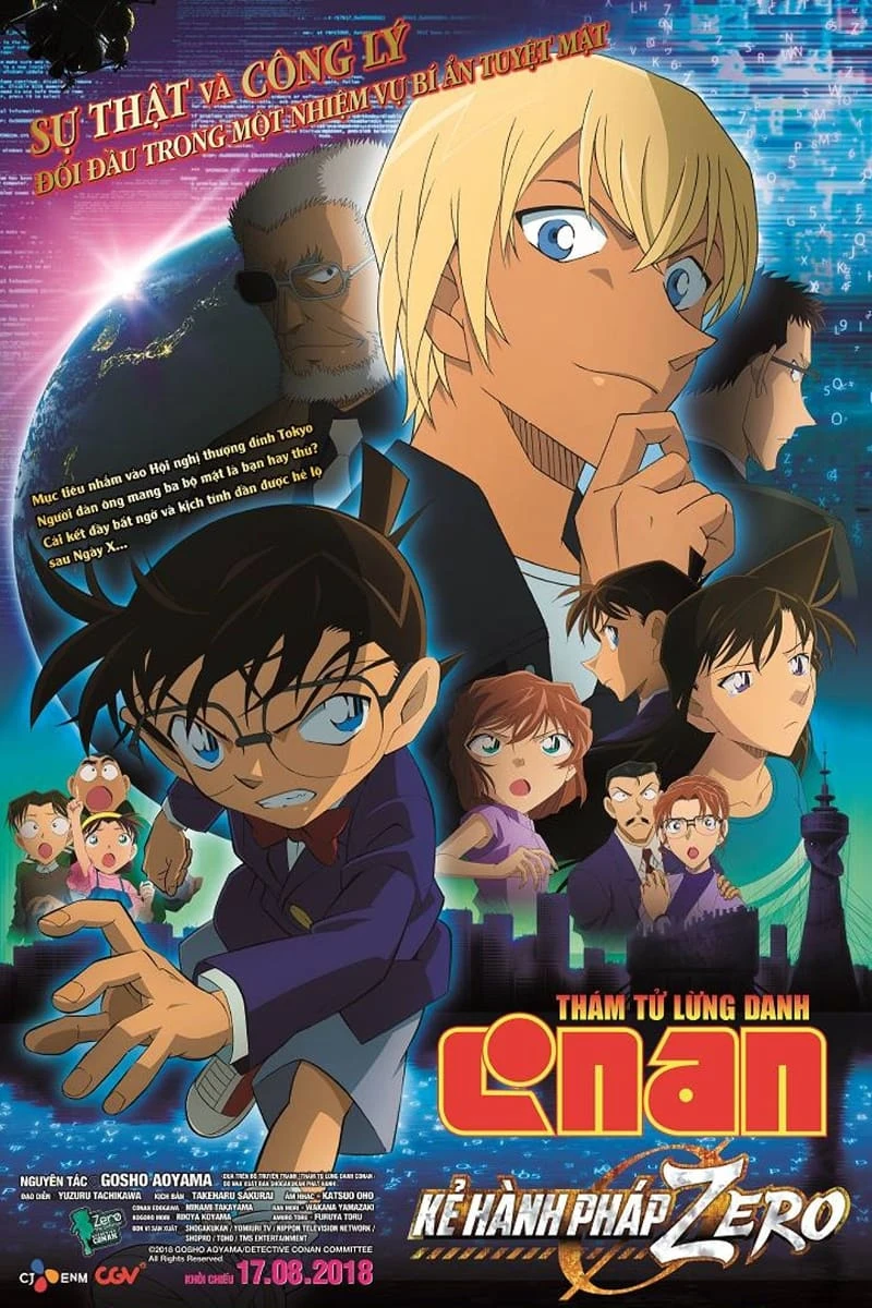 Xem phim Thám Tử Lừng Danh Conan 22: Kẻ Hành Pháp Zero - Case Closed: Zero the Enforcer