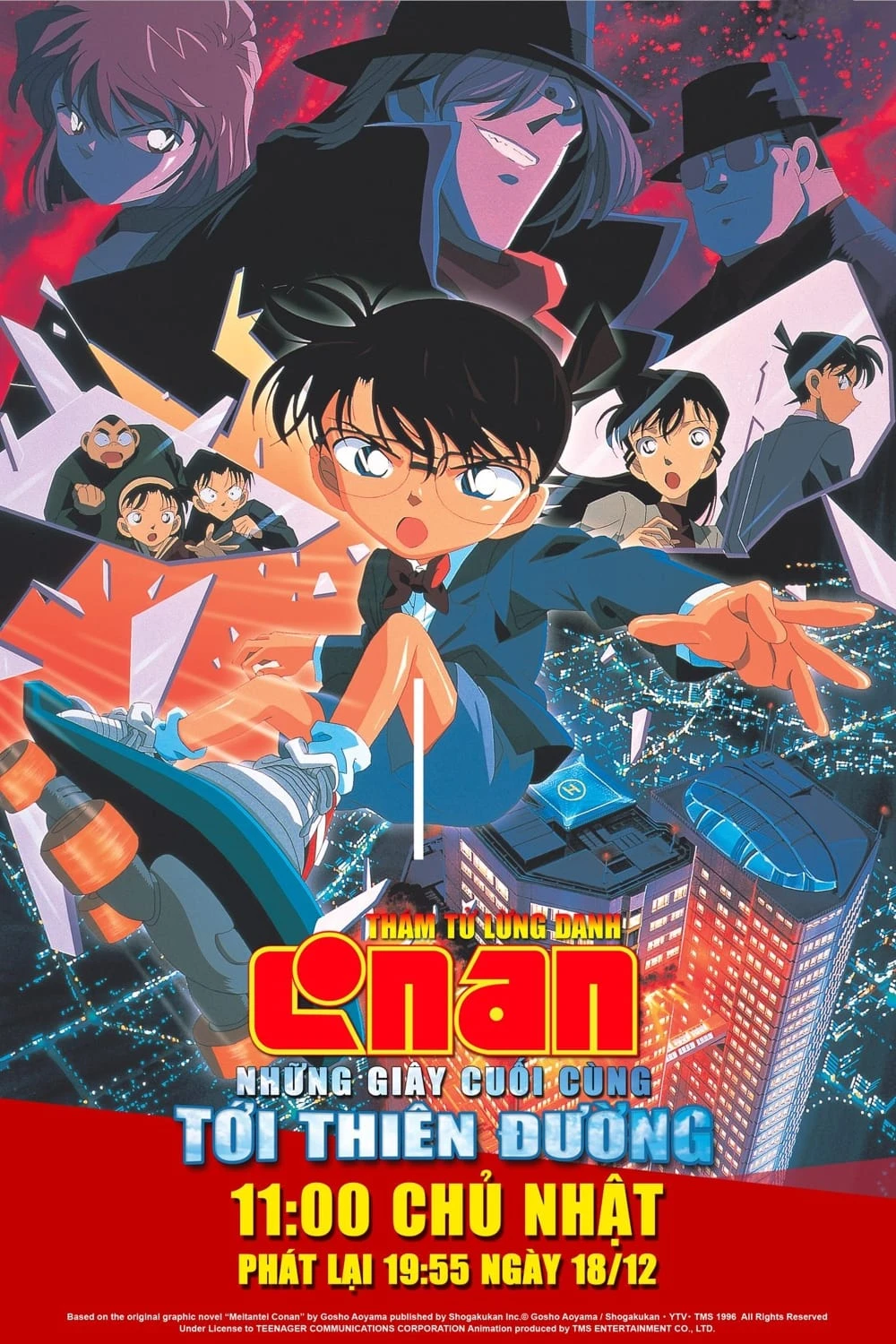 Xem phim Thám Tử Lừng Danh Conan 5: Những Giây Cuối Cùng Tới Thiên Đường - Case Closed: Countdown to Heaven