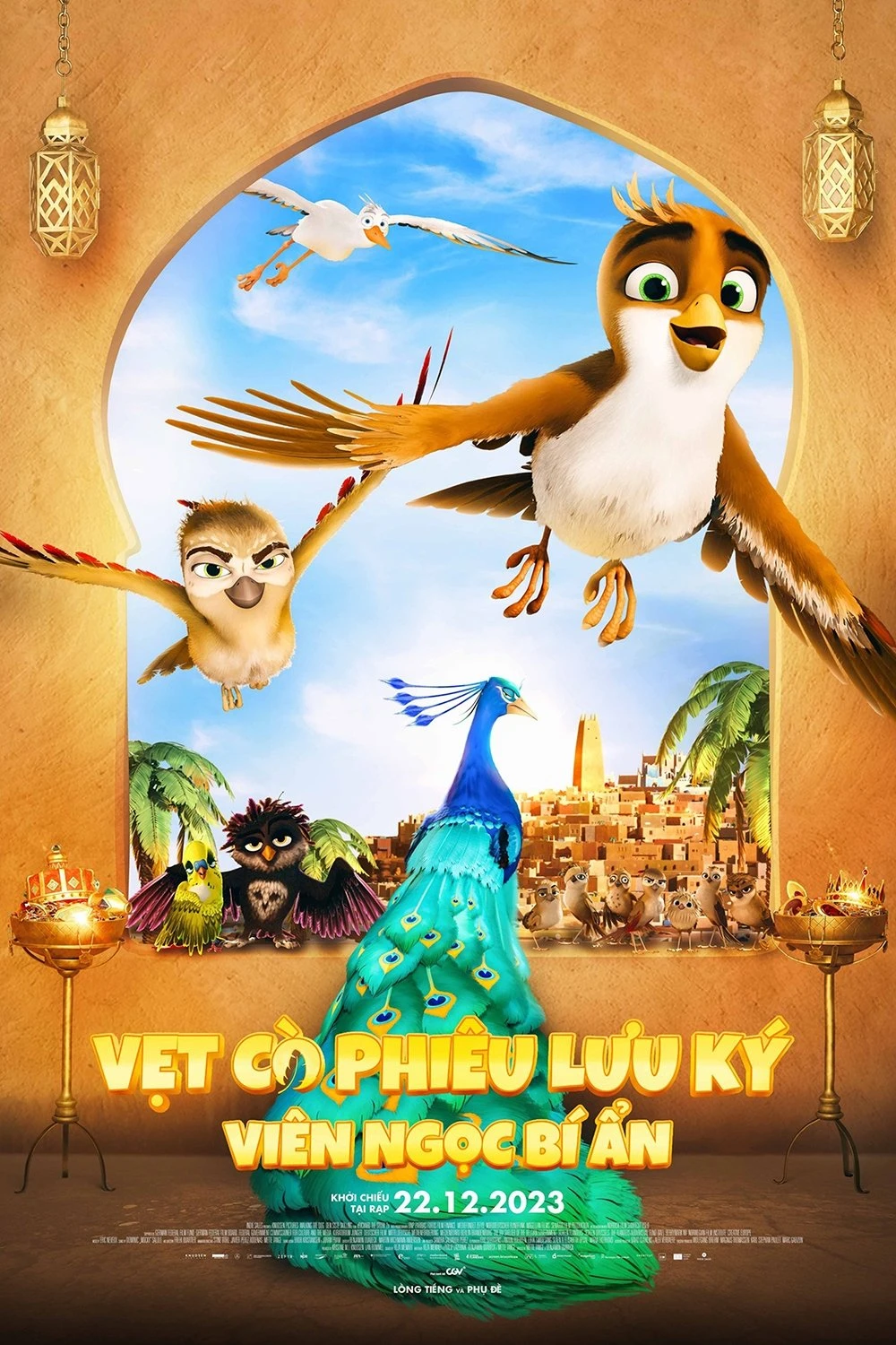 Xem phim Vẹt Cò Phiêu Lưu Kỳ: Viên Ngọc Bí Ẩn - Richard The Stork And The Mystery Of The Great Jewel