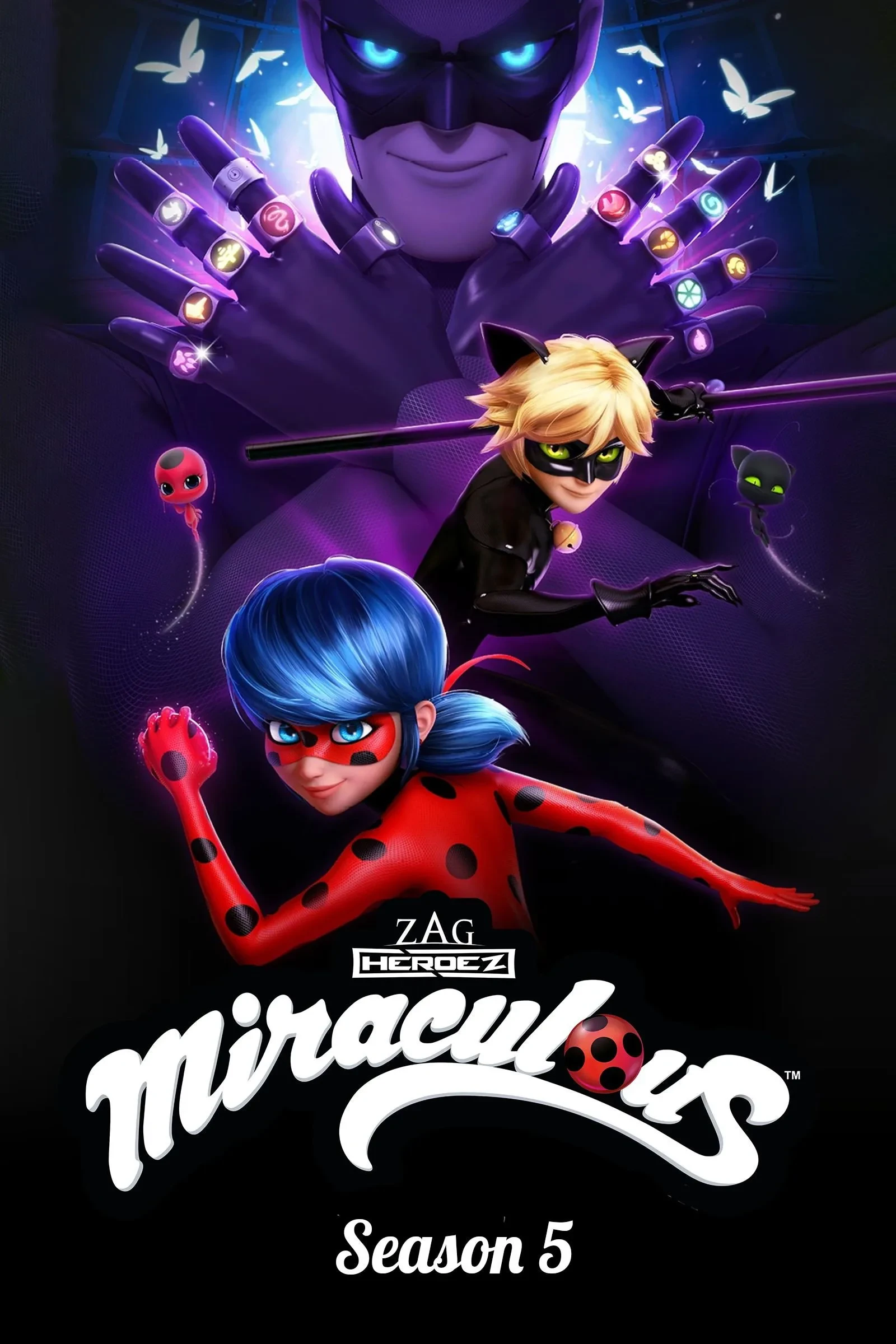 Xem phim Viên Ngọc Thần Chuyện Về Bọ Rùa Và Mèo Mun (Phần 5) - Miraculous Tales Of Ladybug & Cat Noir (Season 5)