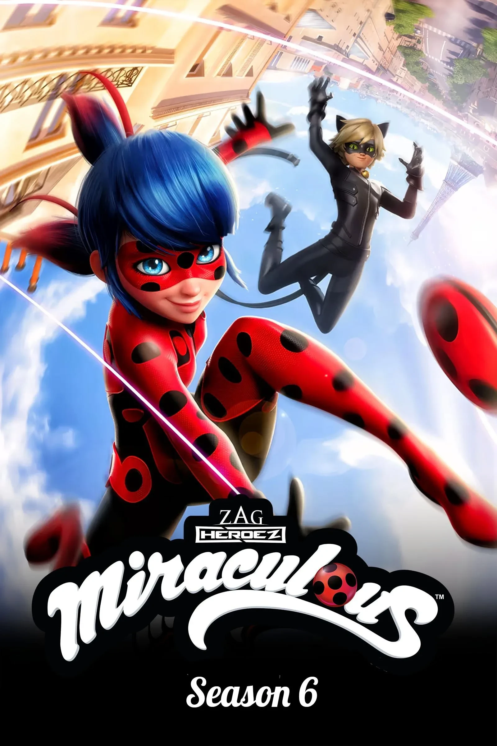 Xem phim Viên Ngọc Thần Chuyện Về Bọ Rùa Và Mèo Mun (Phần 6) - Miraculous Tales Of Ladybug & Cat Noir (Season 6)