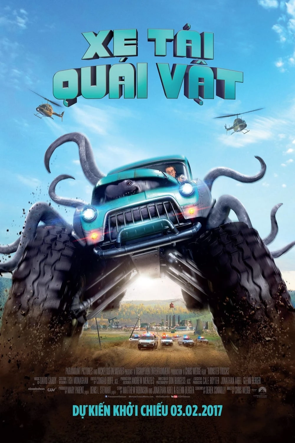 Xem phim Xe Tải Quái Vật - Monster Trucks